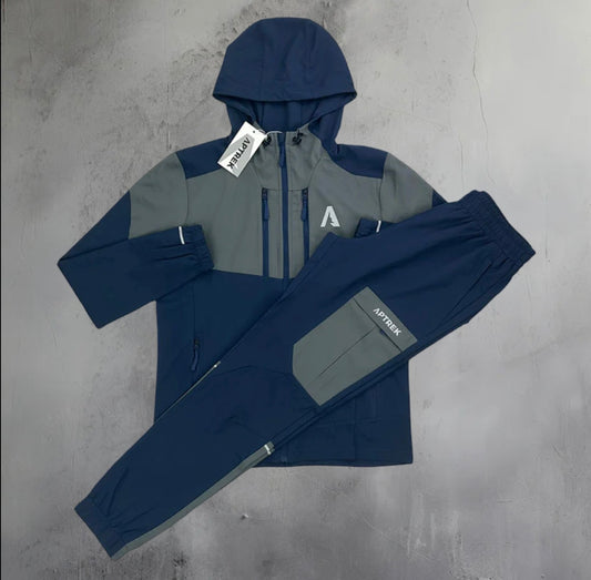 APTREK crux tracksuit / navy , gray